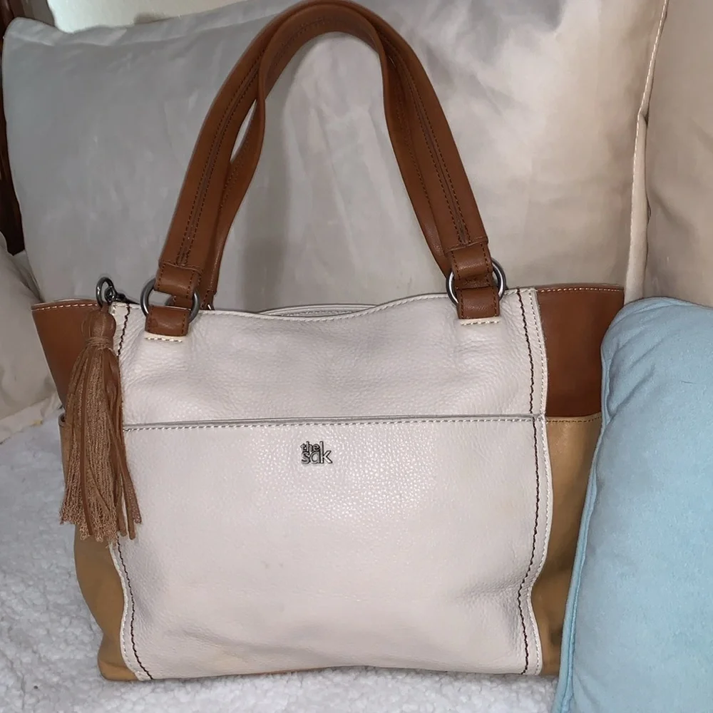 The SAK leather satchel